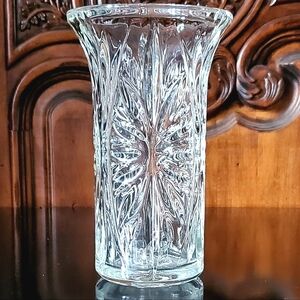1991 Crystal Clr Candlestick Holder Vase by FTD